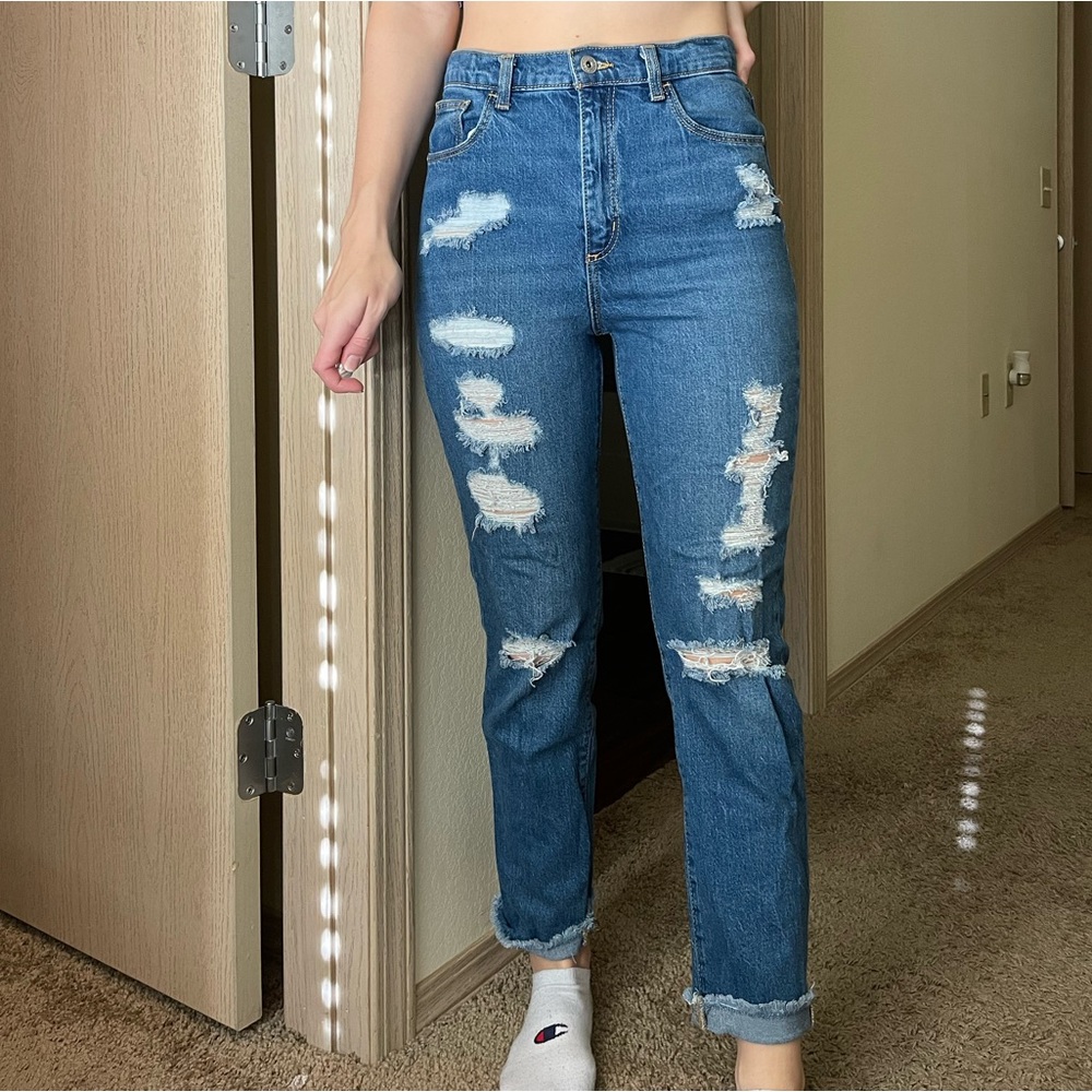 Distressed Jeans